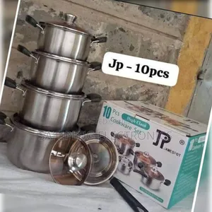 Jp Stainless Pots Jp Brand 10-Piece Stainless Steel Cookkware