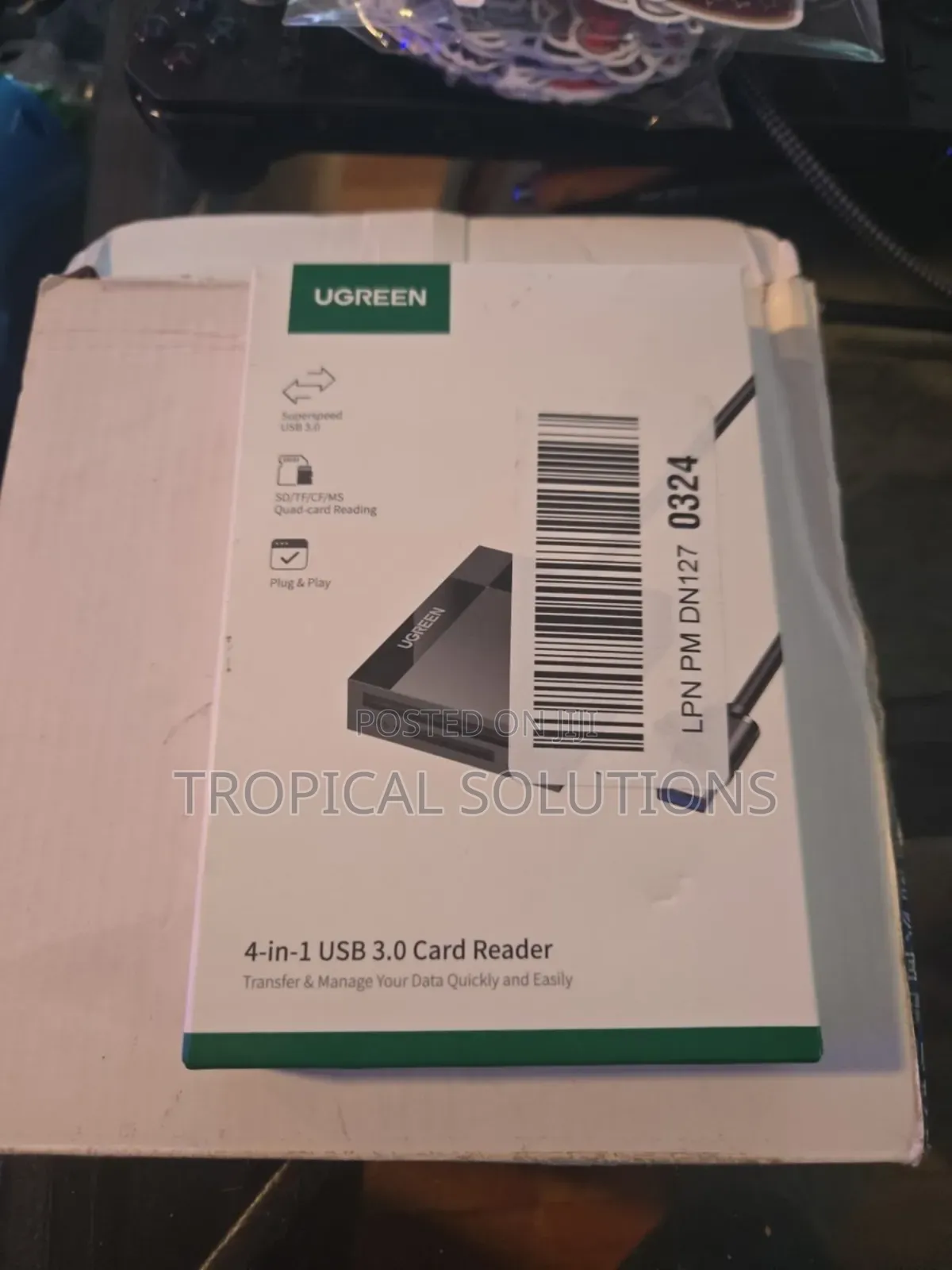 Ugreen 4 in 1 Card Reader With Usb -C Usb -a 2 in 1 Interface Cm812