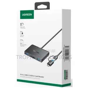 Ugreen 4 in 1 Card Reader With Usb -C and Usb -a 2 in 1 Interface