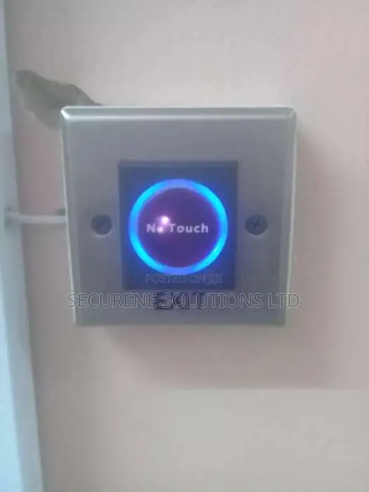 Access Control No Touch Exit Button