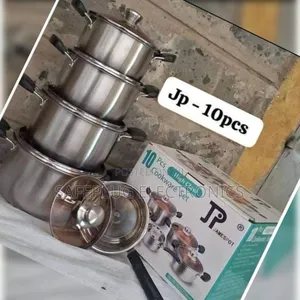 Jp Stainless Steel 10-Piece Non-Stick Cookware Set"