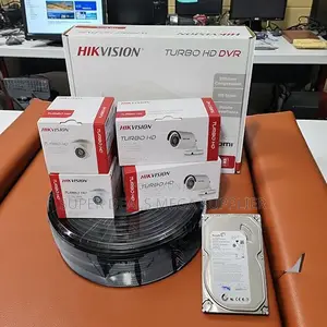 Hikvision 4 Channel 1080p Surveillance Kit With DVR and 4 Hd Cameras