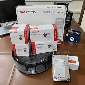 Hikvision 1080p Full Hd CCTV Set 4 Cameras With DVR and 500gb Storage