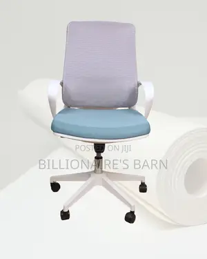 Swivel Chair White | Headrest | Delivery Anywhere in Kenya