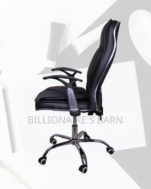 Swivel Leather New Office Height | Same-Day Delivery Available