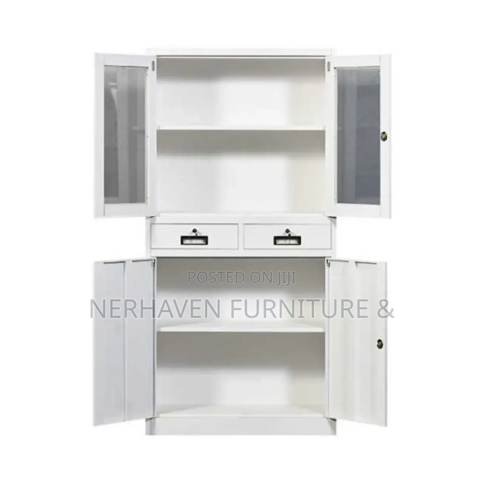 Office Storage Cabinet – Metal Doors Shelves