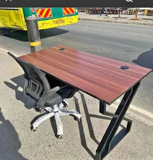 Modern Metal Frame Office Desk