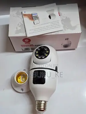 Dual Lens Bulb Camera Light CCTV Ip Camera Wireless PTZ Surveillance
