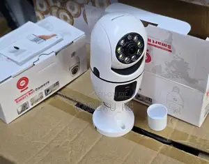 E27 Dual Lens Bulb Camera Wifi 1080p 360 Degree Panoramic PTZ