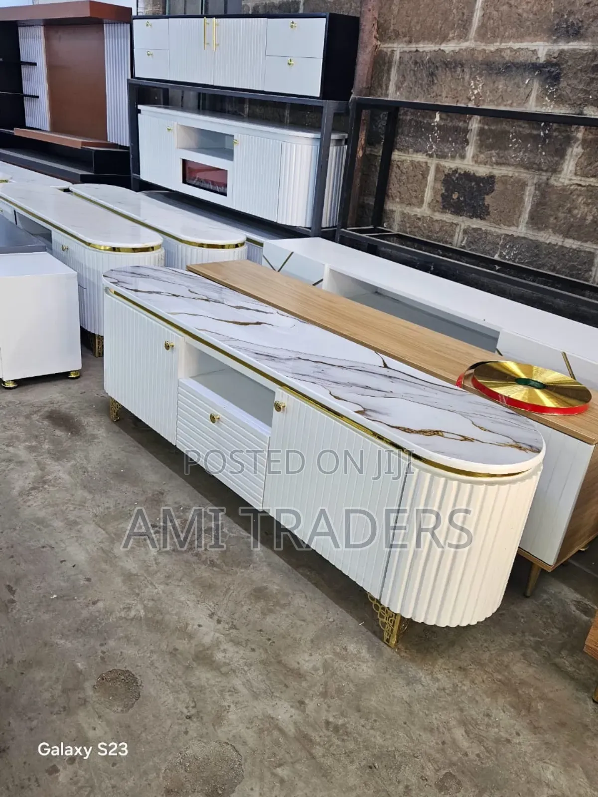 Marble Top Tv Stand 6ft