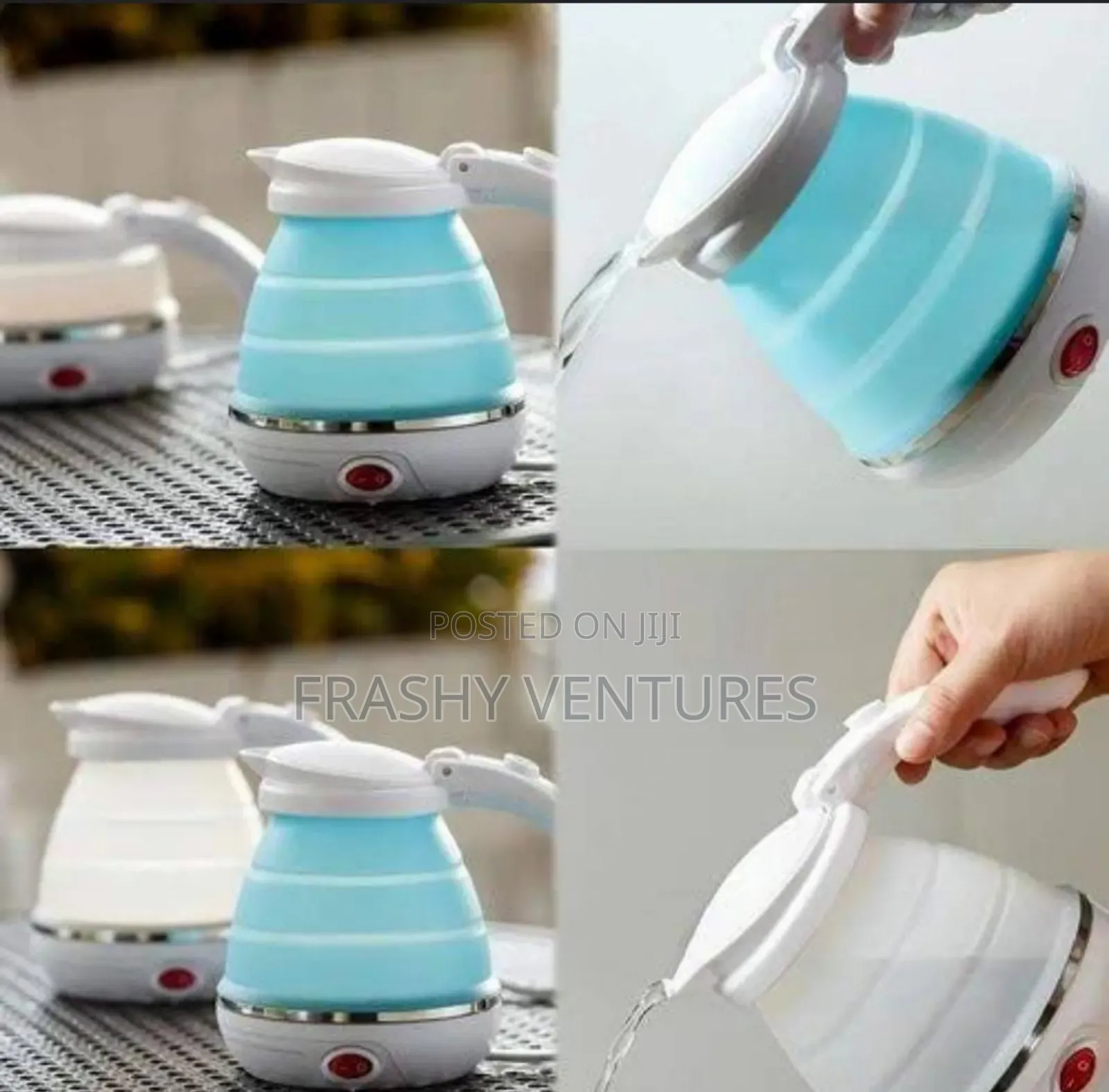 Portable Electric Kettle With Silicone.