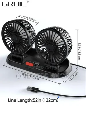 Portable Usb Strong Air Double Fan