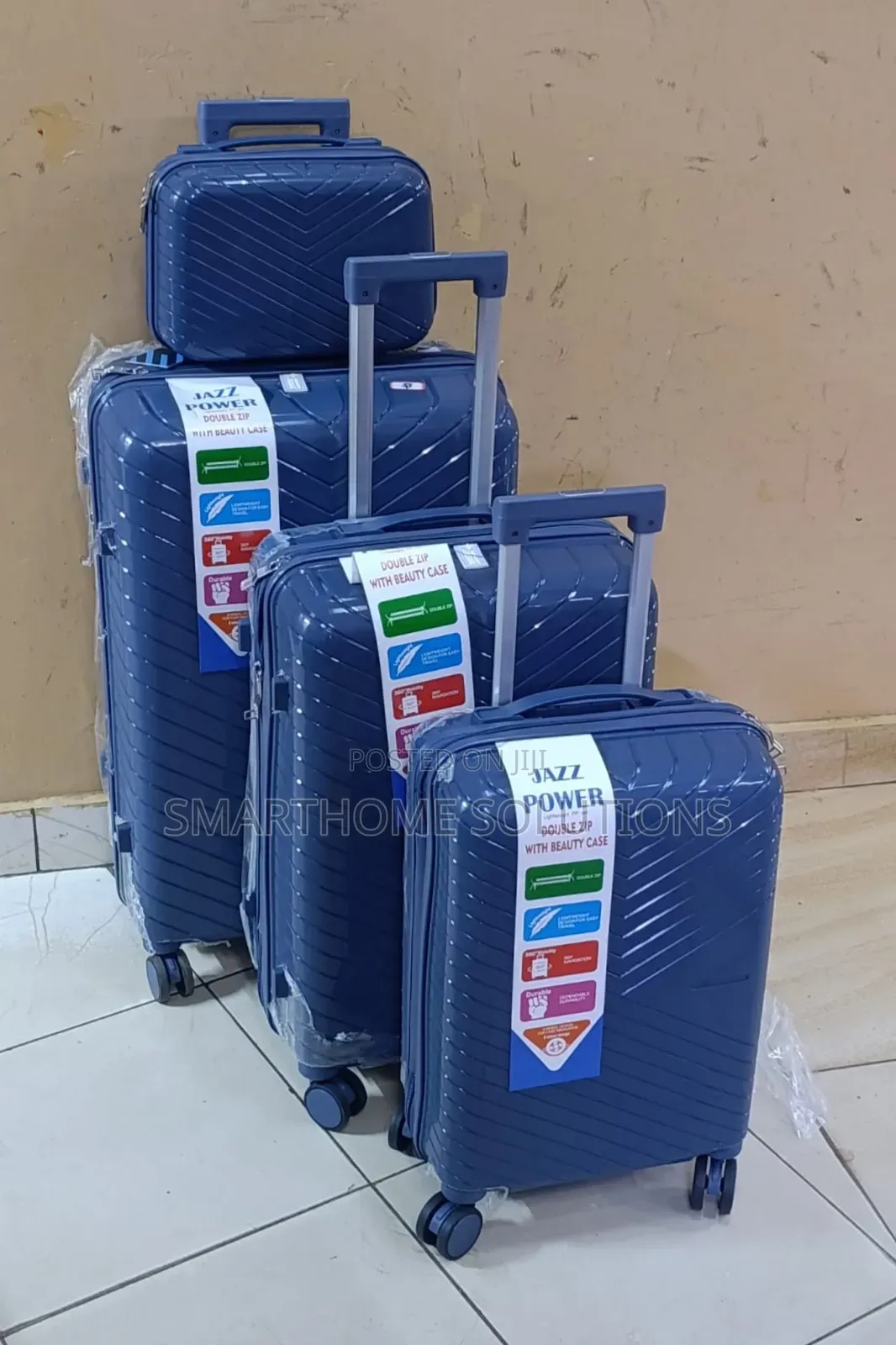 4in1 Premium Unbreakable Suitcase – Rubber Material
