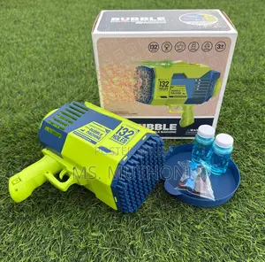 Rechargeable 132 Holes Bazooka Bubble Gun