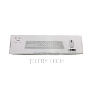 K-06 2.4ghz Wireless Keyboard Mouse Combo - Black