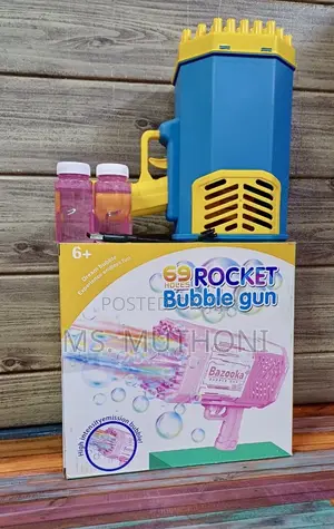 Rocket 69 Holes Rechargeable Plentyl Bubbles Bazooka