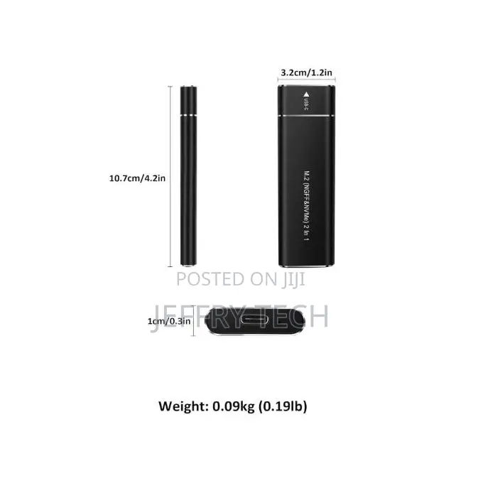 Nvme Case M.2 SSD to Usb 3.1 Enclosure SSD Hard Disk External Drive Bo
