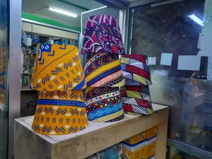 Lights Shades for Table Lamps With African Materials