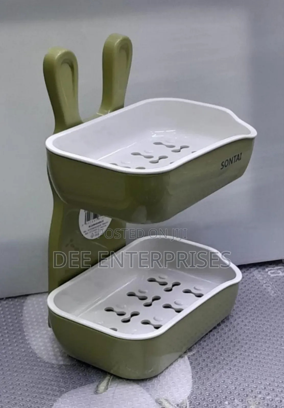 Mouse-Shaped Double Layer Soap Dish