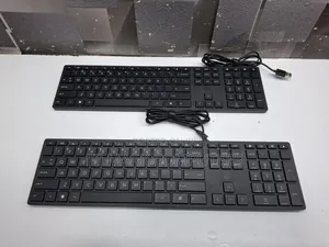 Original Hp Desktop 320k Slim Wired Qwerty Keyboard - Black
