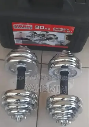 30 KGS Chrome Dumbbell 