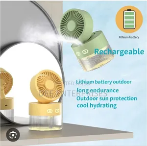 350ml 3 Speed 35ml/H Rechargeable Portable Fan With Humidifier