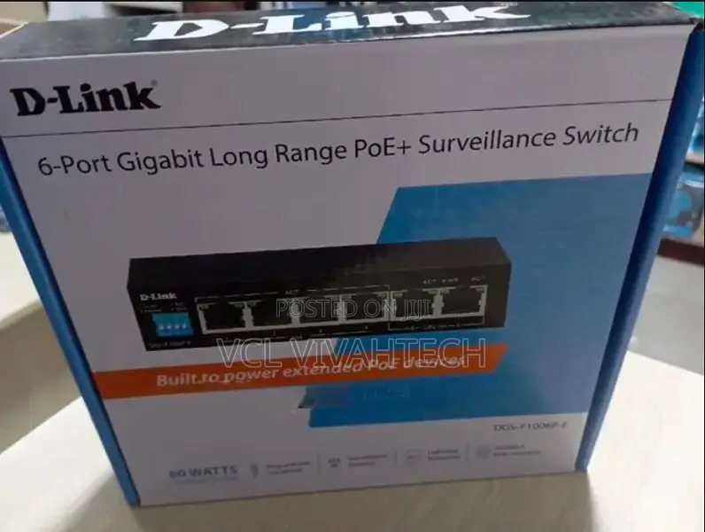 D-Link 6-Port Gigabit Poe Switch