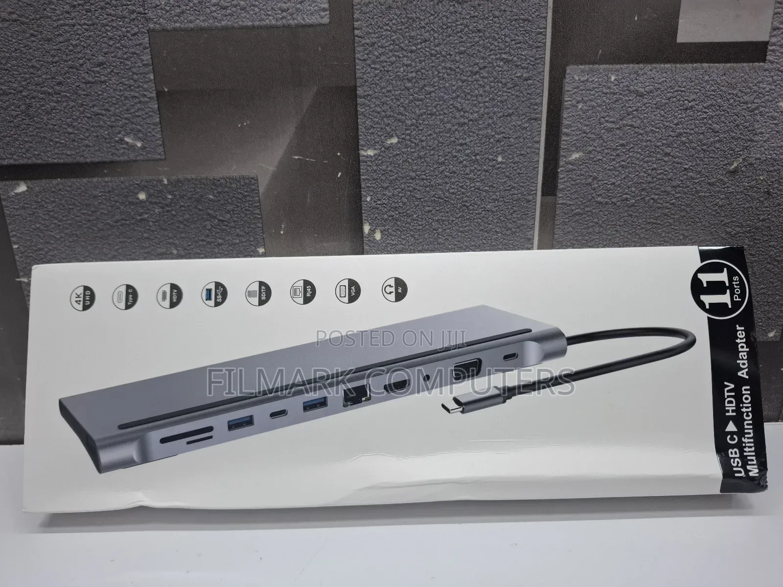 Usb C Hub, Usb C Adapter 11 In 1 Docking With 4k Hdmi