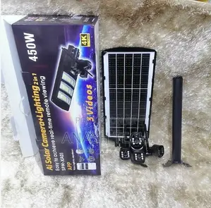Dual Lens Solar Light Wifi Solar Powered Ai CCTV Camera on 450w