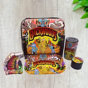 Backwoods Led Light Ashtray Smoking Gift Kit Set Bag