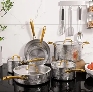 Premium High Quality Tripply S/S Stainless Steel Cookware Set