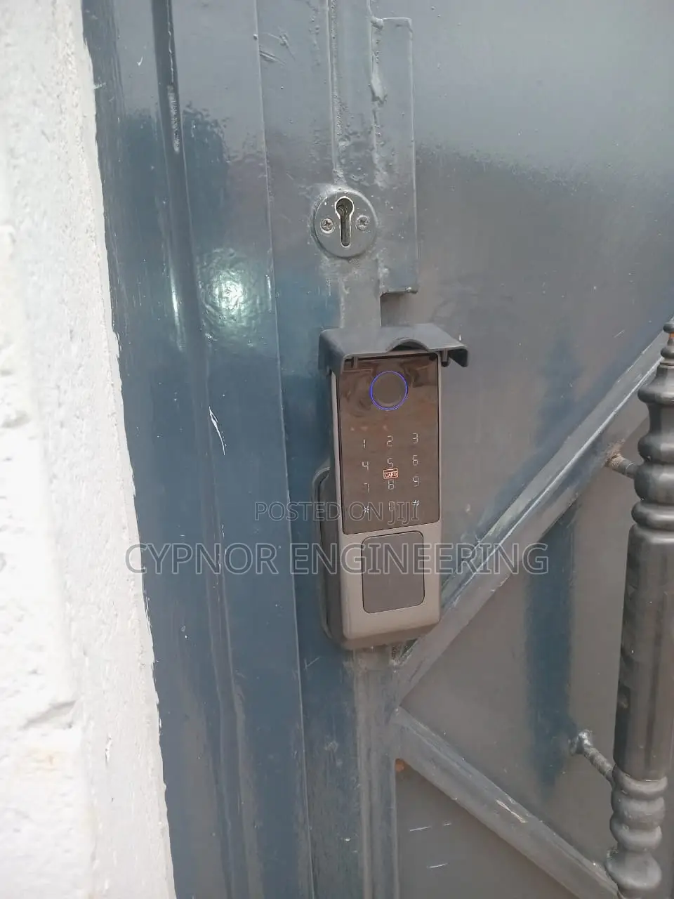 Smart Gate Lock With Key And Fingerprint