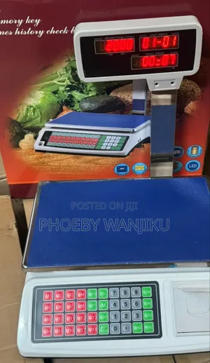 Maximum Weight 50kg 
40 Memory Receipt Scale