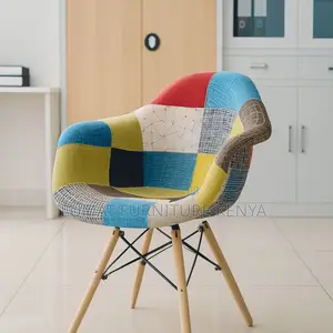 Fabric Accent Chair With Arms