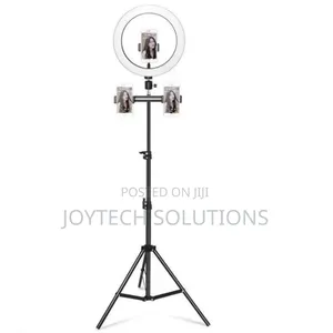 Ring Light With 3 Phone Holders.