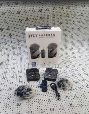 !F11-2 Wireless Microphone 3 In 1 For iPhone ,Type C And Camera