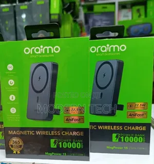 Oraimo Magpower 15 10000mah Wireless Magsafe Power Bank