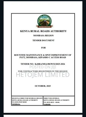 Tender Documentation Services/Kerra/Kura/Kenha