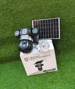 , Security Video Ip Camara 4mp Battery CCTV Monitor) 4g Triple Lens