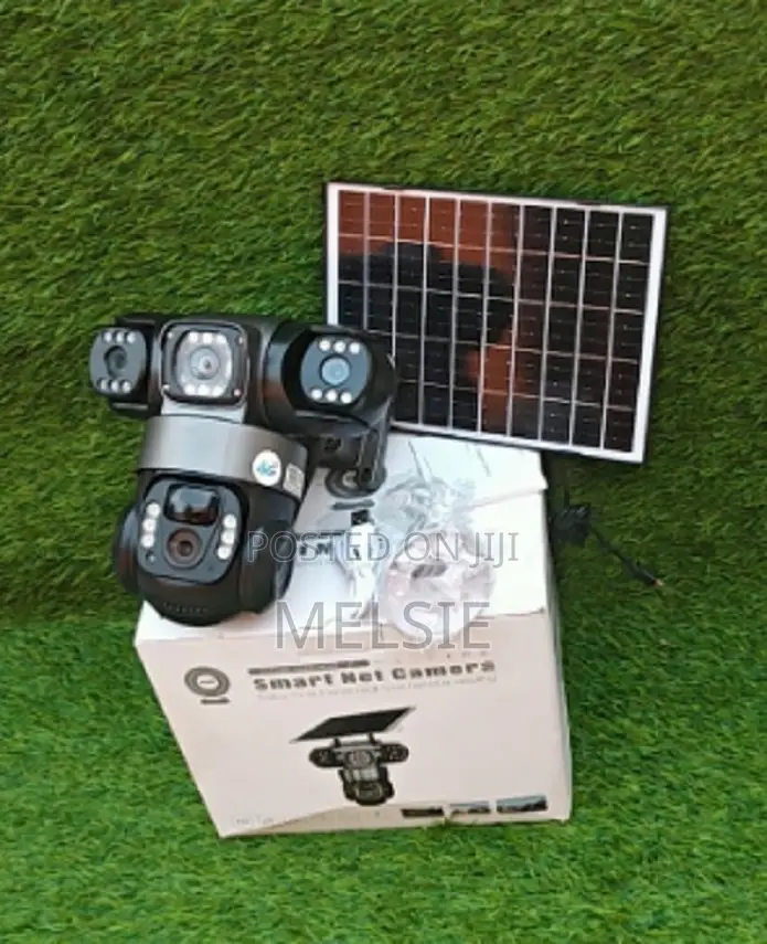 Affordable Triple-Lens 4g Solar-Powered PTZ Security Camera