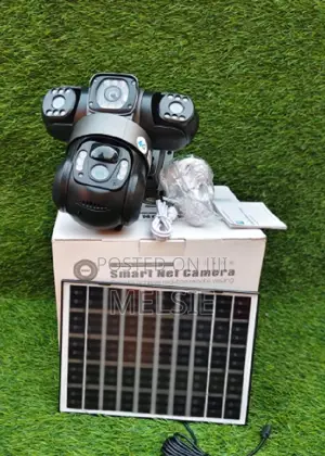 V380 Triple-Lens Solar-Powered PTZ Camera