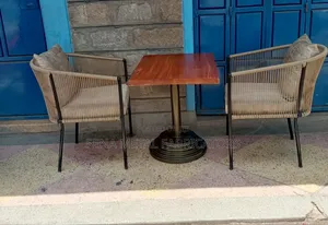 Restaurant Outdoor or Garden Set. With a Mahogany Table.