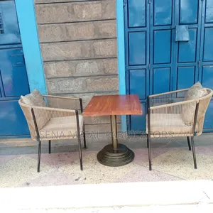 Restaurant Outdoor or Garden Set. With a Mahogany Table.