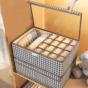 17 Grid Foldable Undergarment Organizer*
