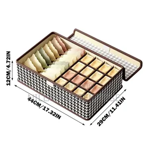 17 Grid Foldable Undergarment Organizer*