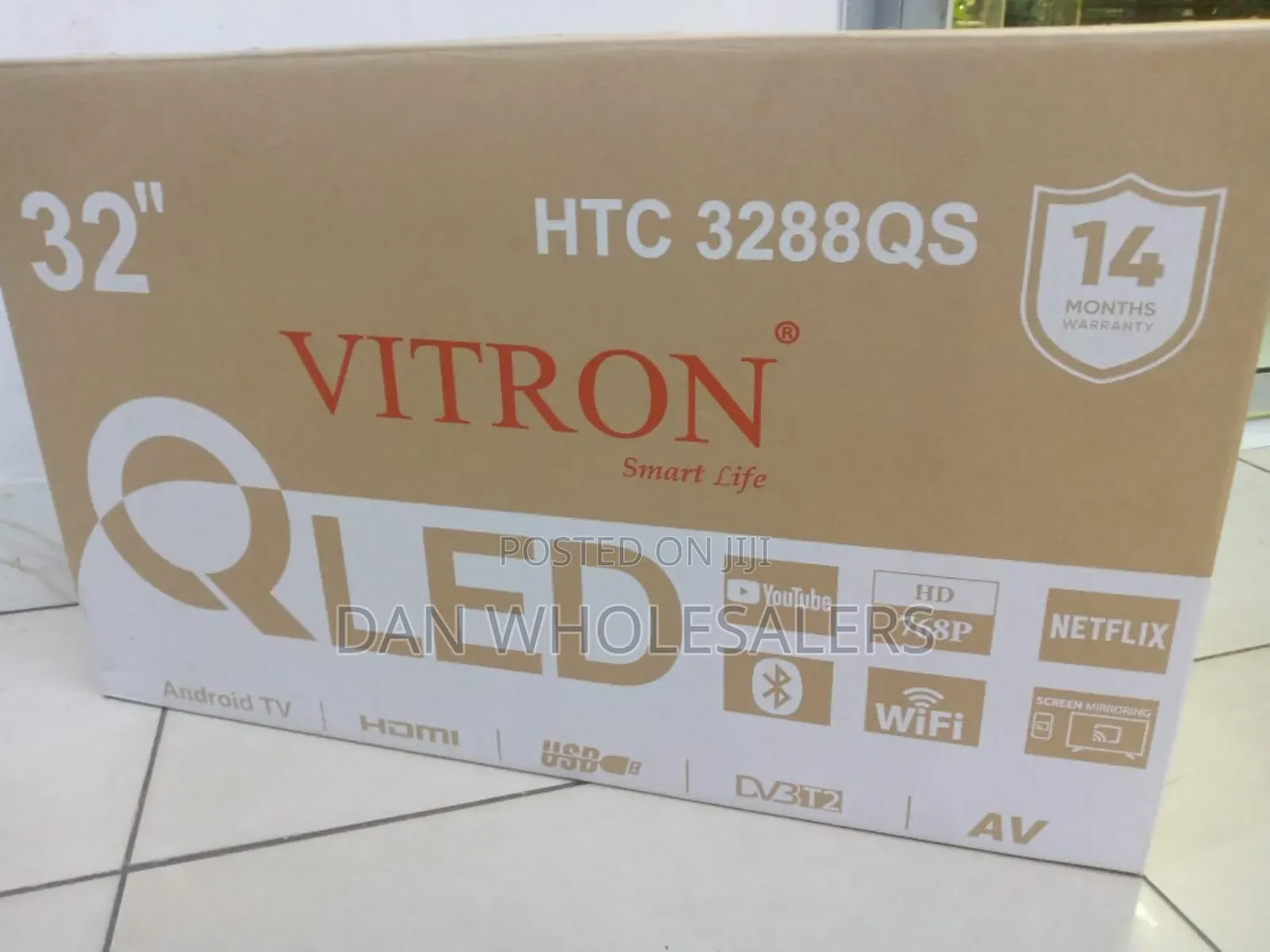Vitron 32" Wifi Qled Tv for Streaming