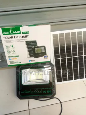 Jsot Tg100 Solar Led Light - 100w Remote Control Security