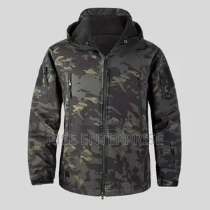 Tactical Softshell Waterproof Jacket -Multicam Black
