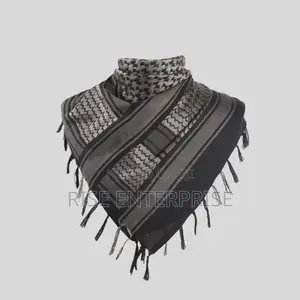 Arafat Scarf - Grey and Black