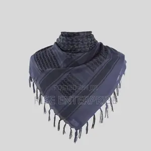 Arafat Scarf- Navy Blue and Black